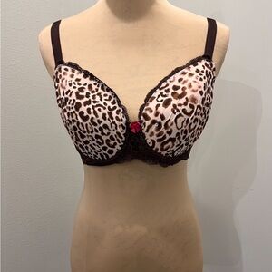 34DD Victoria Secret Dream Angels Leopard Print, Victoria Secret Demi lined bra